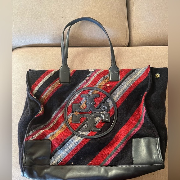Tory Burch Ella Tote in Wool - Picture 6 of 10